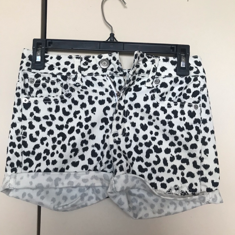 spotted shorts